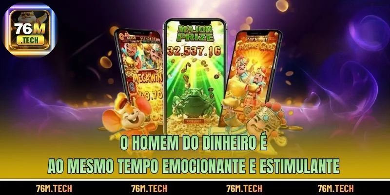 O homem do dinheiro é ao mesmo tempo emocionante e estimulante